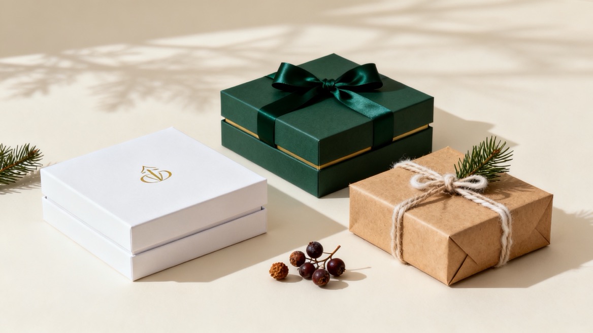 Minimalist Christmas Rigid Box Display Minimalist Christmas Rigid Box Display