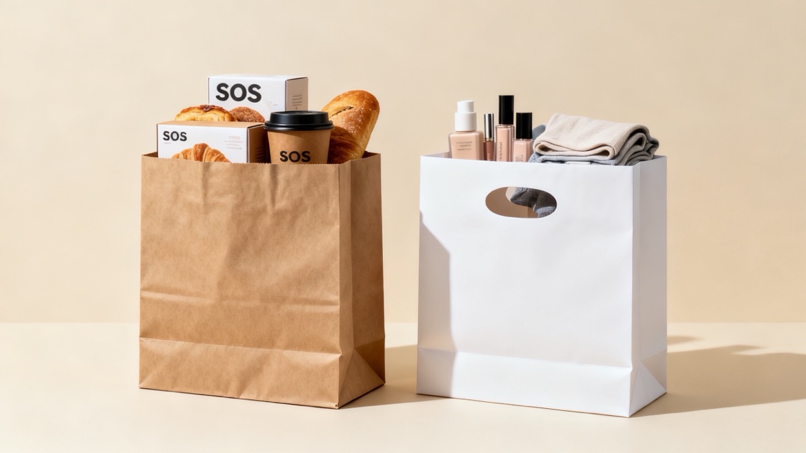 SOS Bags And Die Cut Bags Comparison SOS Bags And Die Cut Bags Comparison
