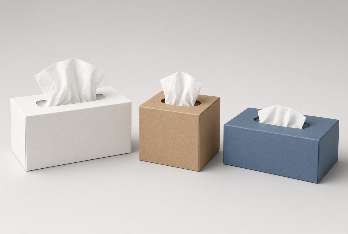 Custom Tissue Box Size Comparison Custom Tissue Box Size Comparison