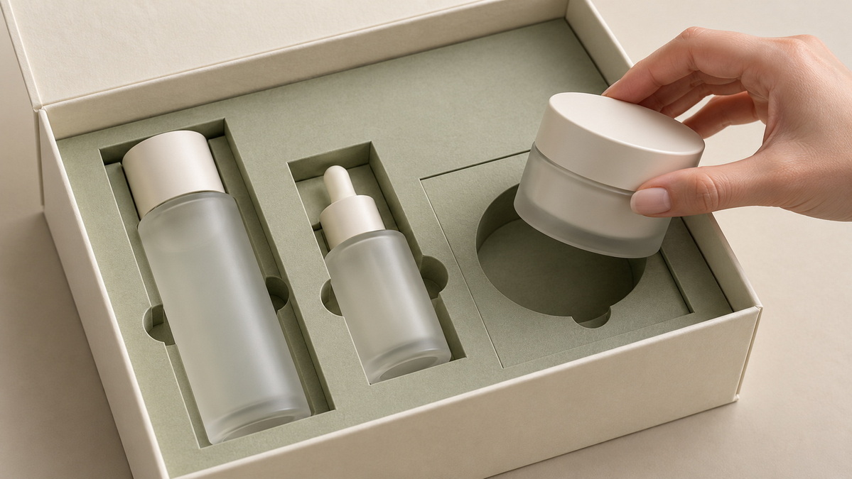 Precision Paper Inserts for Cosmetic Gift Sets