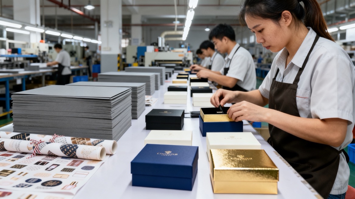 Custom Rigid Box Manufacturing Facility Custom Rigid Box Manufacturing Facility