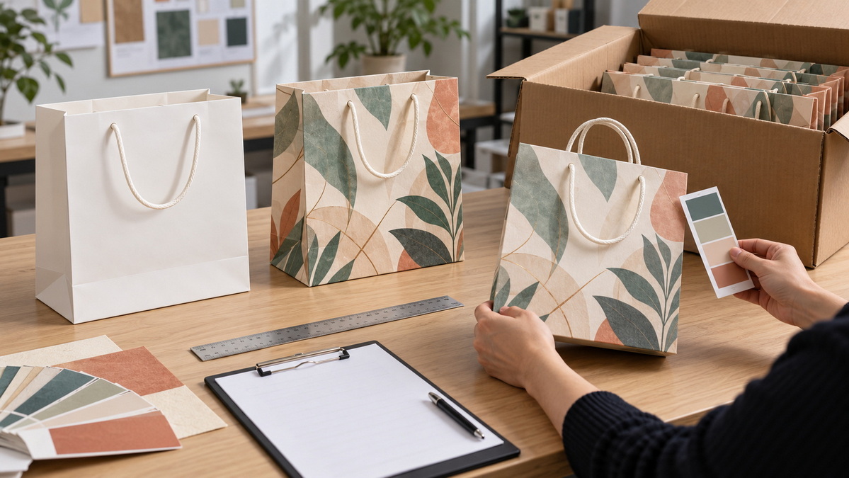 Paper Bag Sample And Production Verification