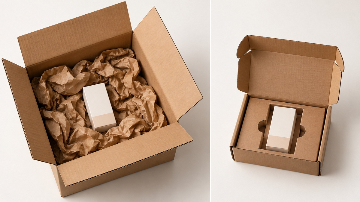 Right Sized Cosmetic Shipping Packaging