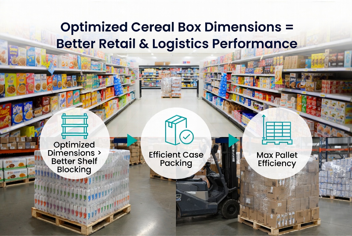 Shelf And Pallet Optimization With Cereal Cartons Shelf And Pallet Optimization With Cereal Cartons