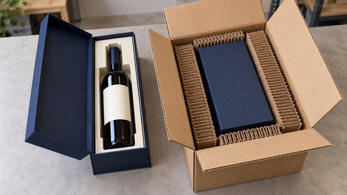 Wine Presentation Packaging And Shipping Protection
