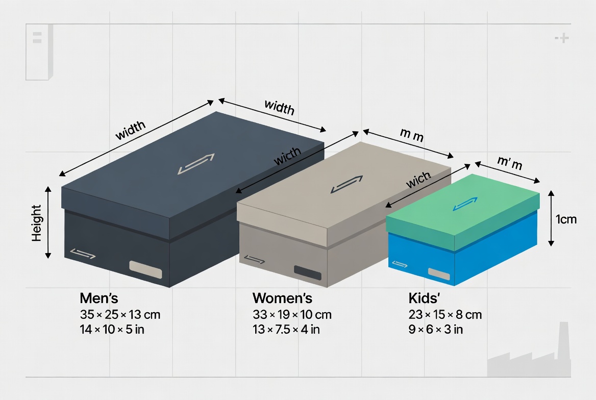 Shoe Box Dimensions Overview Shoe Box Dimensions Overview