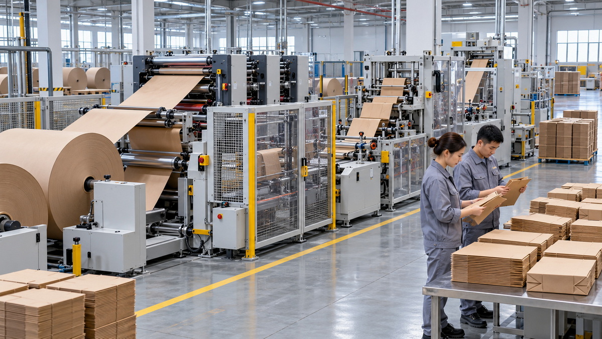 Automated SOS Paper Bag Production