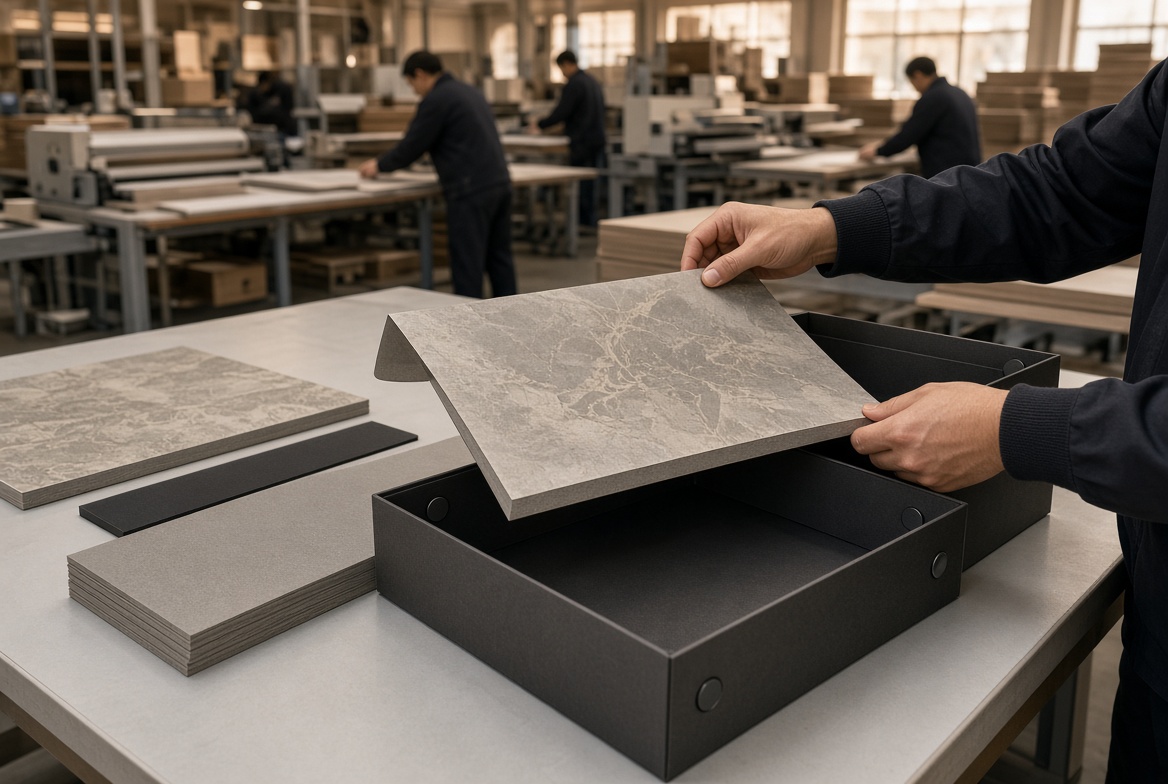 Custom Book Style Rigid Box Production Custom Book Style Rigid Box Production