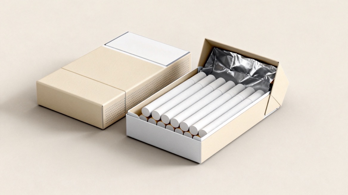 Standard Cigarette Pack Structure Standard Cigarette Pack Structure