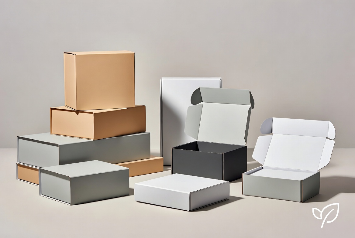 Sustainable Minimalist Paper Box Display Sustainable Minimalist Paper Box Display