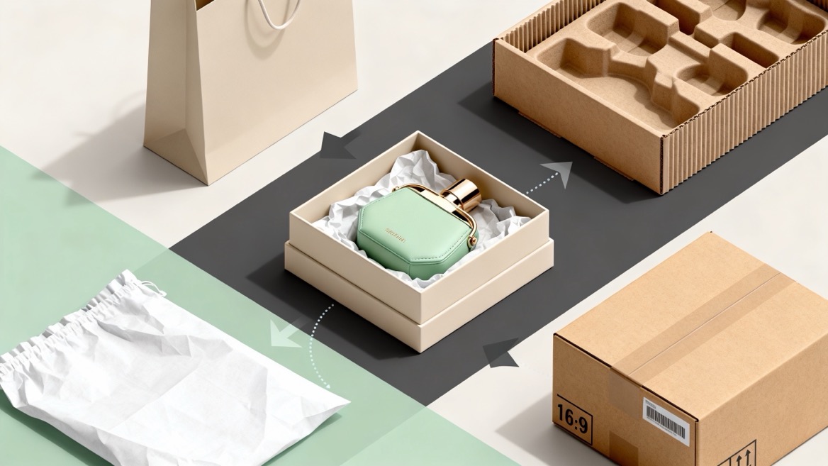 Layered Packaging System For Retail And Shipping Layered Packaging System For Retail And Shipping