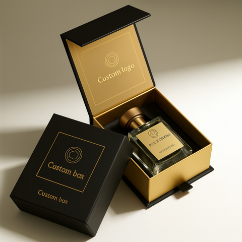 Custom Logo Perfume Magnetic Box Luxury Rigid Gift Packaging for Fragrance Bottles