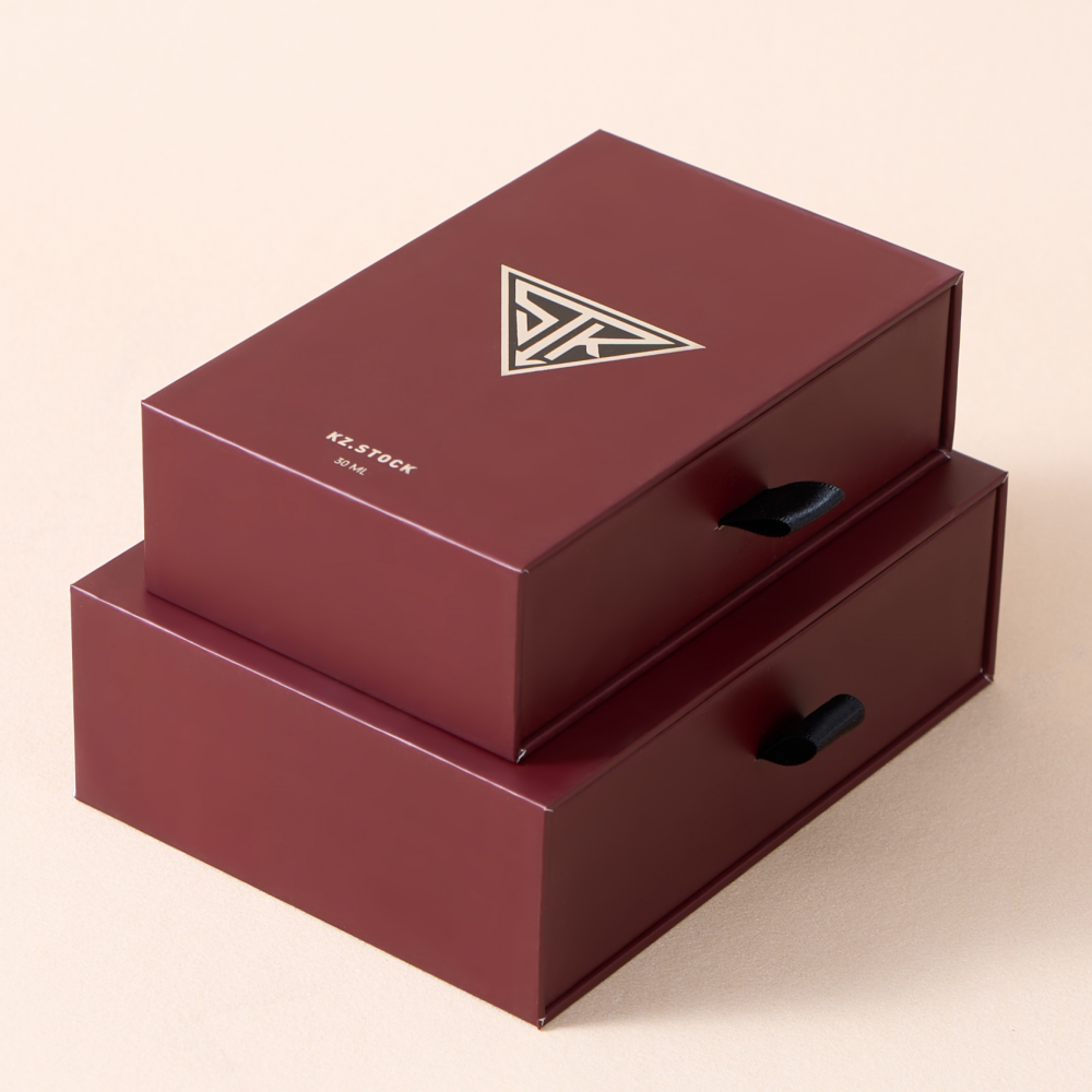 Perfume Drawer Box with Ribbon