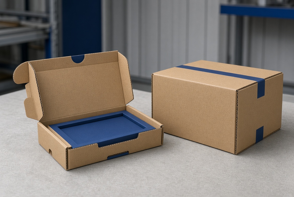 Die Cut And Corrugated Box Structure