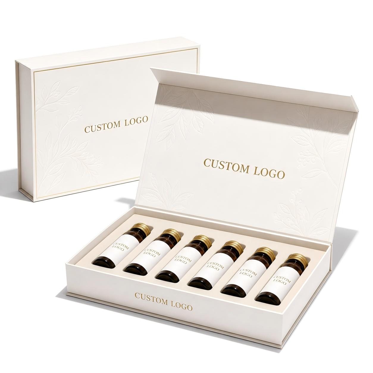 Peptide Bottle Book Style Magnetic Box