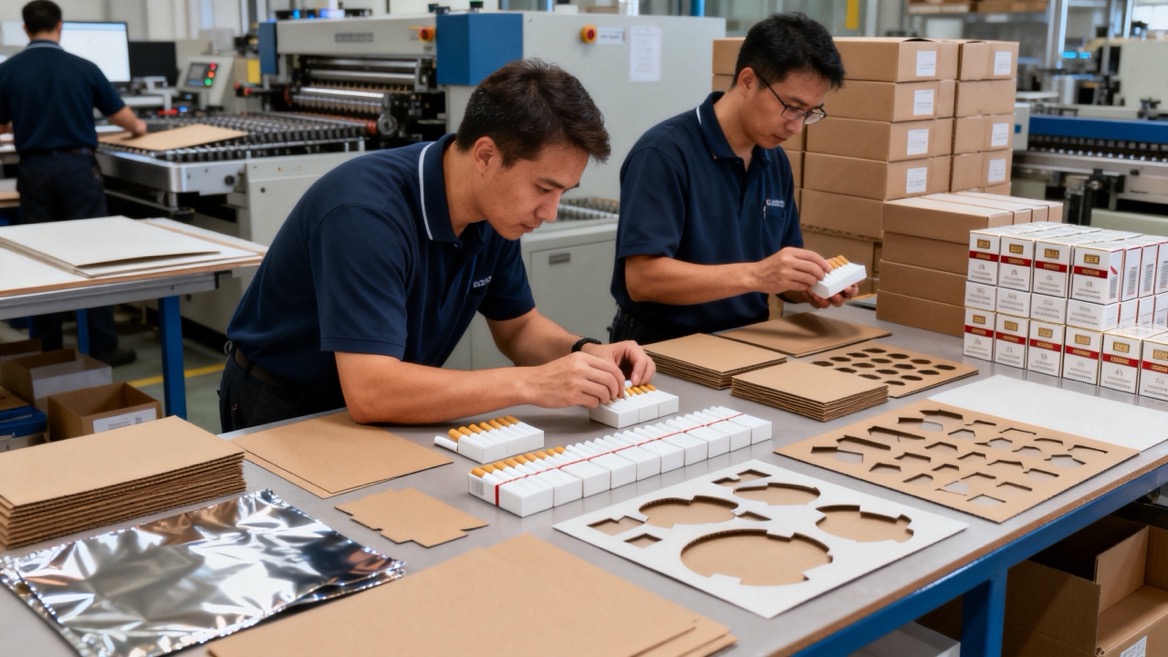 Custom Cigarette Packaging Production Process Custom Cigarette Packaging Production Process