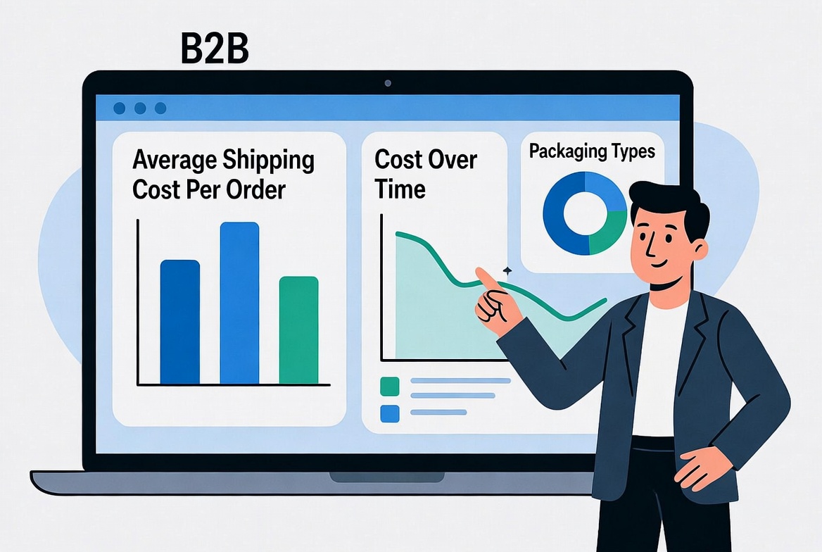 B2B Shipping Cost Reduction Dashboard B2B Shipping Cost Reduction Dashboard