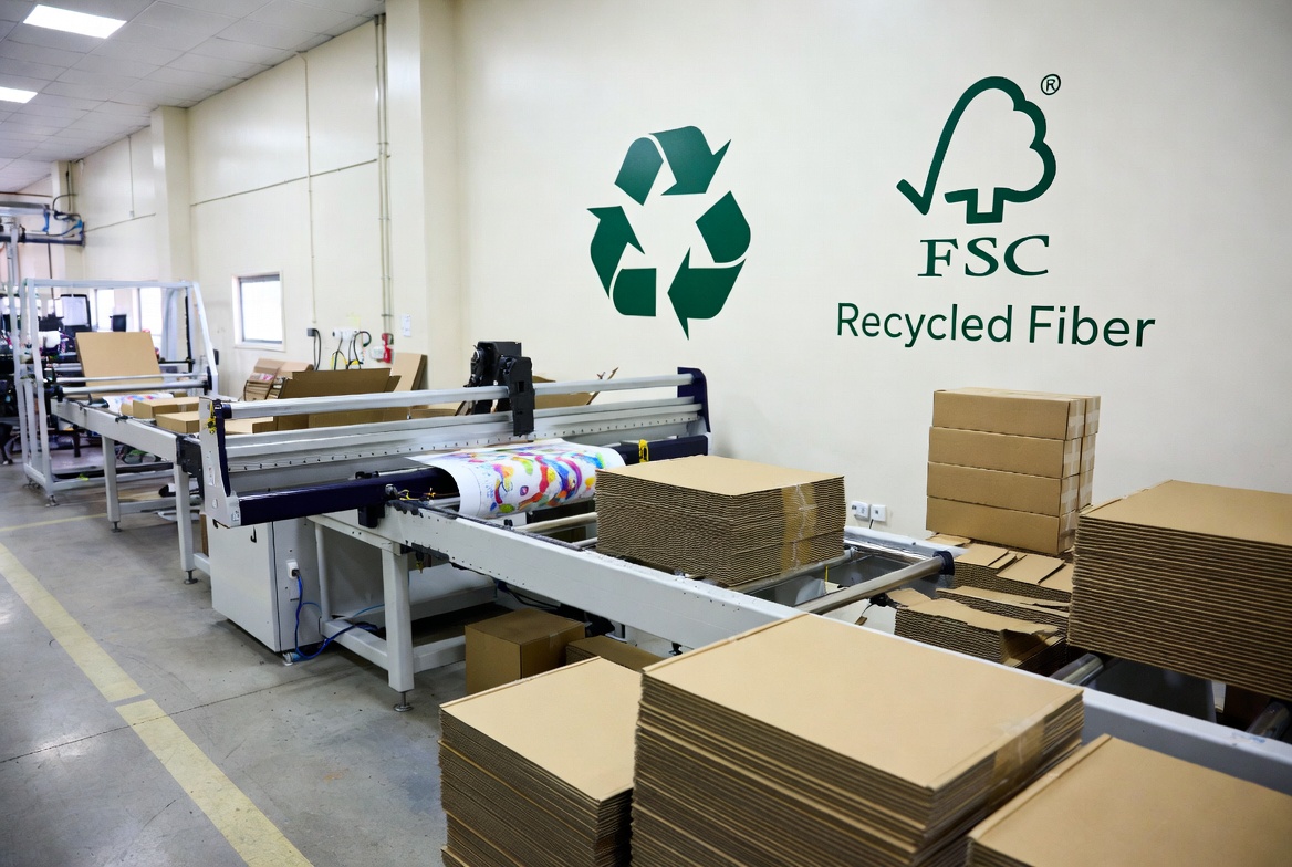 Sustainable Custom Packaging Production Line