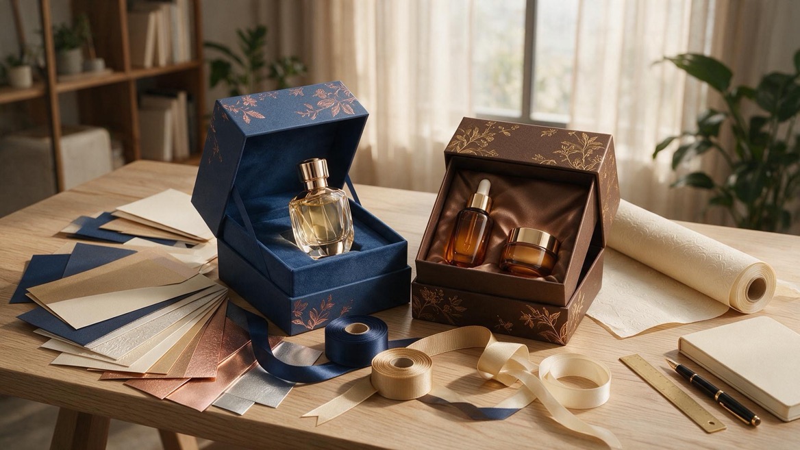 Luxury Packaging Selection Scene