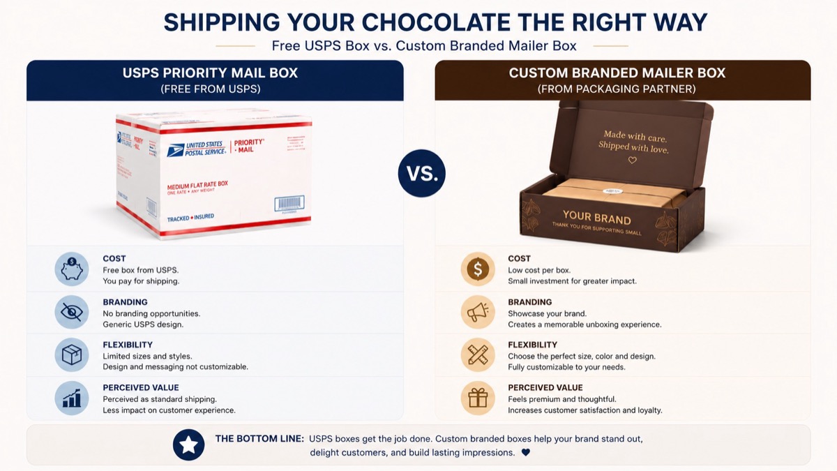 Free USPS Vs Custom Packaging Free USPS Vs Custom Packaging
