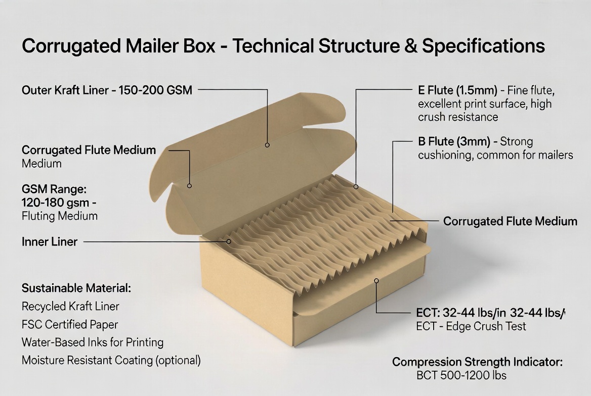 Mailer Box Technical Structure And Materials Mailer Box Technical Structure And Materials