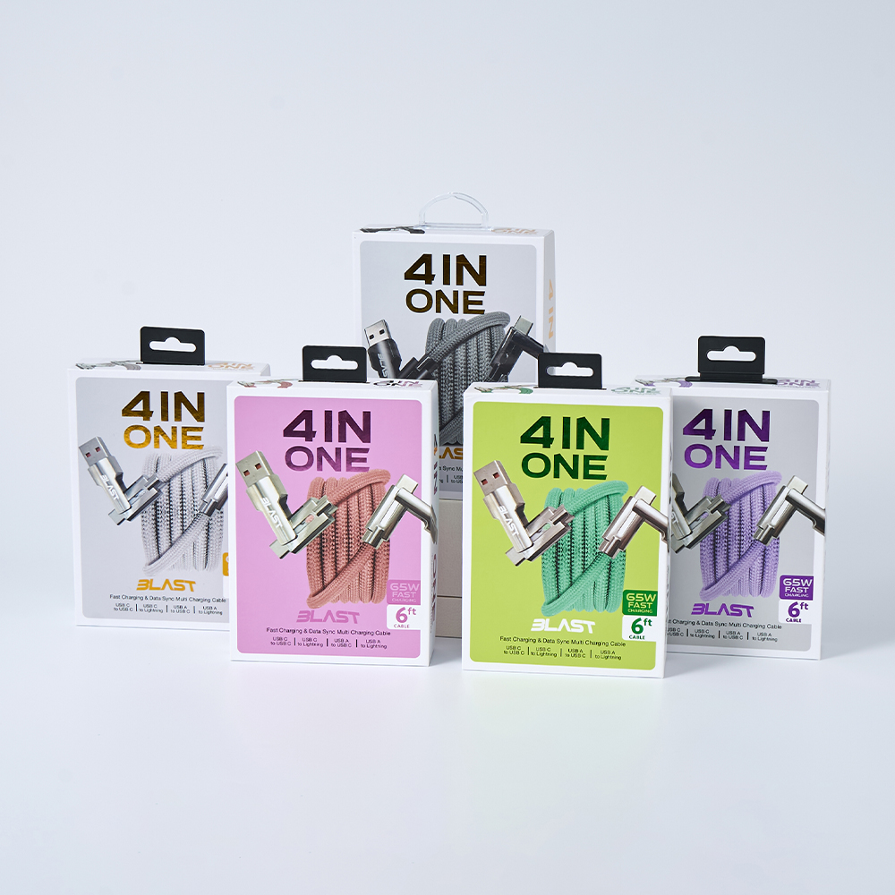 Custom Clear Window Rigid Boxes for Consumer Electronics Packaging