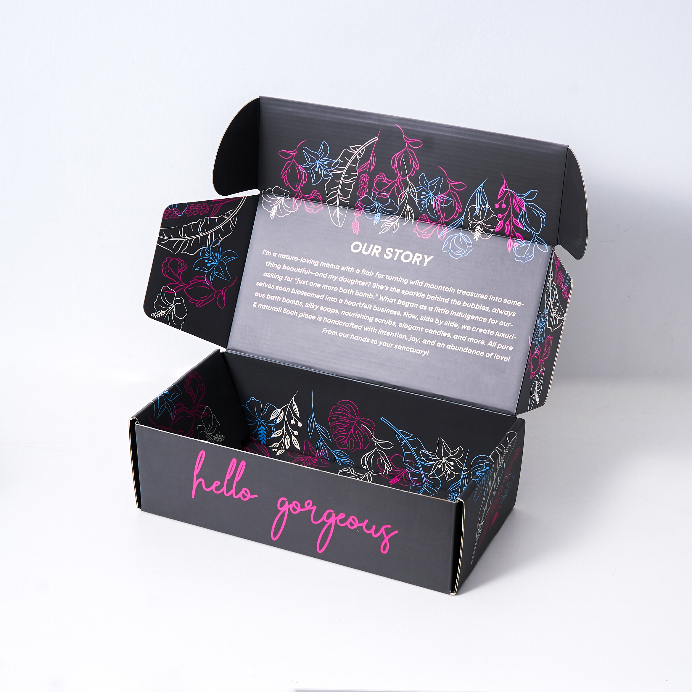 Roll End Tab Lock Box