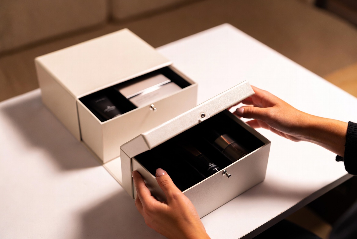 Luxury Unboxing Experience Scene Luxury Unboxing Experience Scene