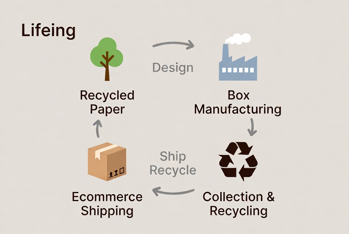 Corrugated Box Circular Design Flow