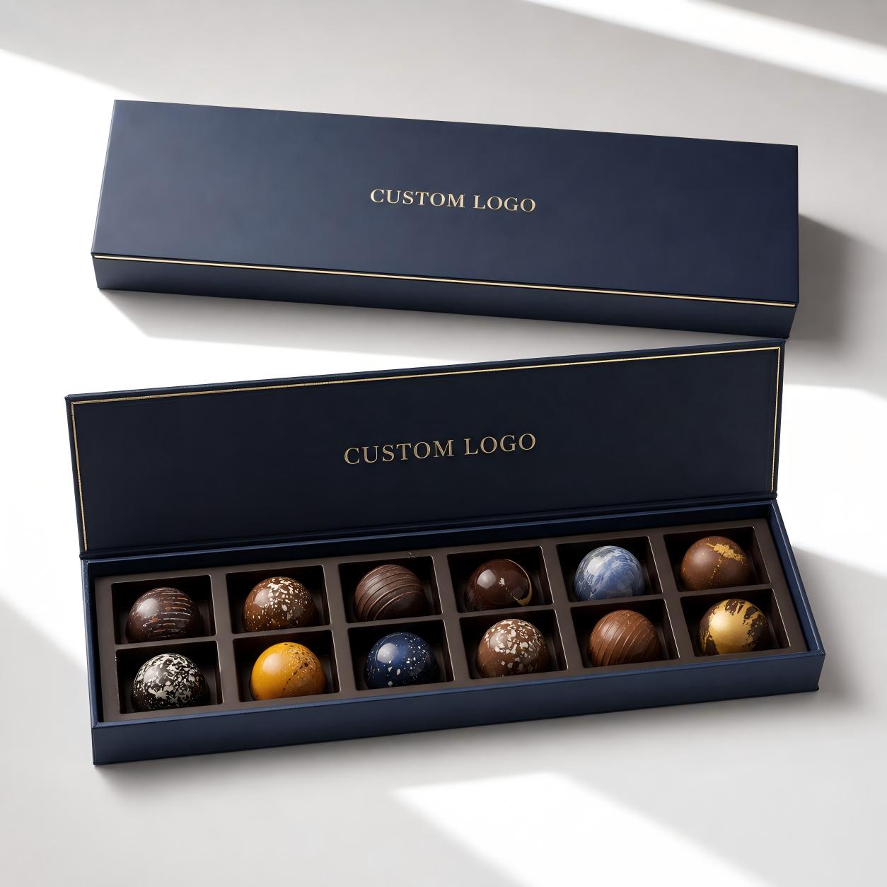 Magnetic Flip-Top Chocolate Gift Box