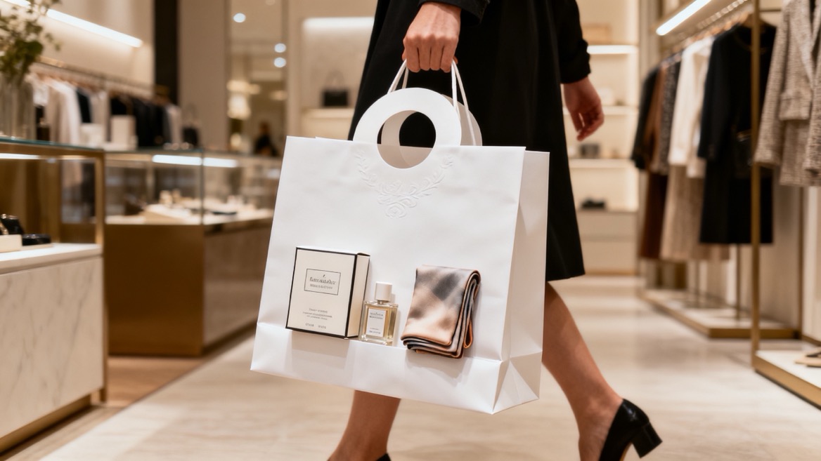 Premium Die Cut Bag Retail Experience Premium Die Cut Bag Retail Experience