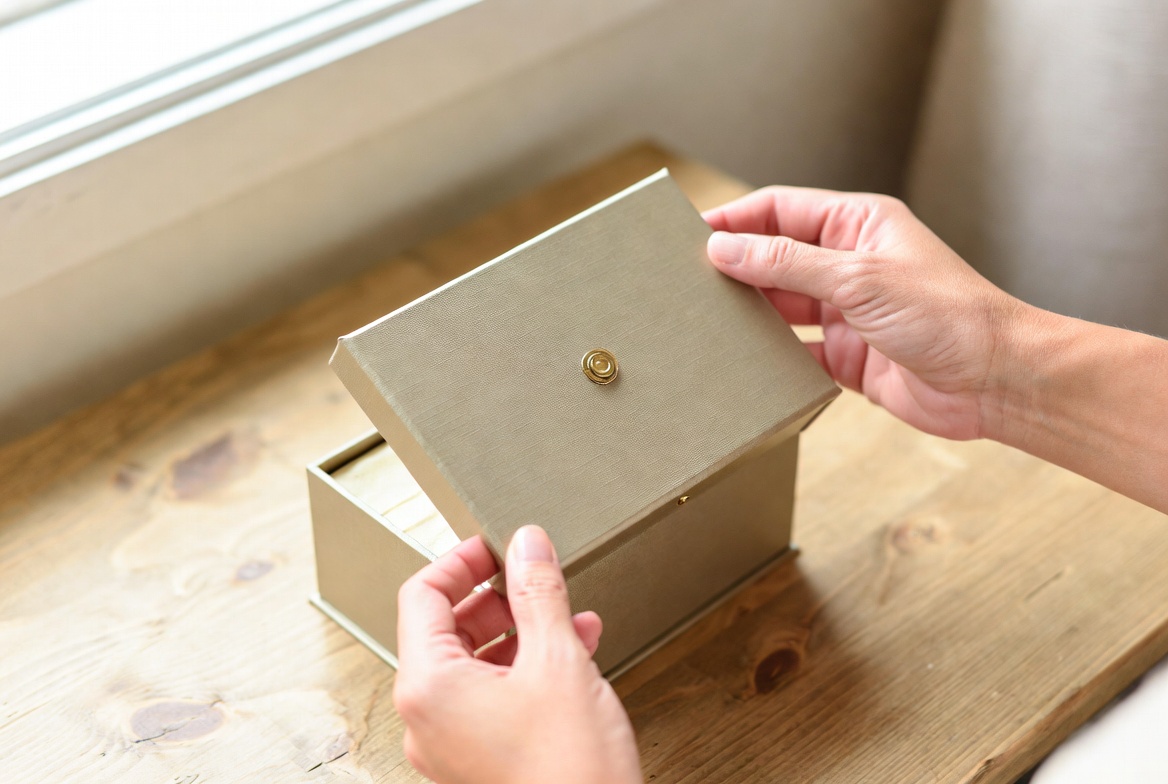 Premium Gift Box Unboxing Moment