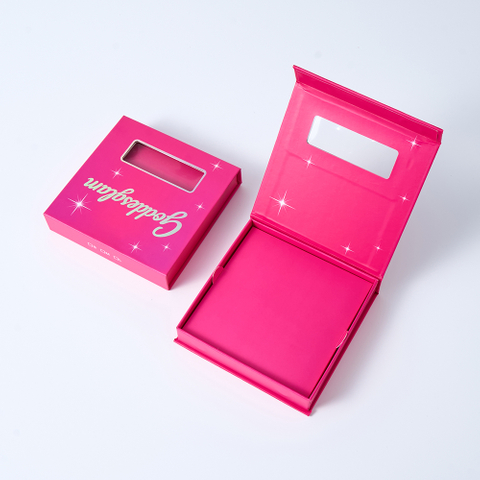 Rigid Magnetic Nail Packaging Box with PVC Window