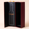 Ribbon-Handled Magnetic Wine Gift Box