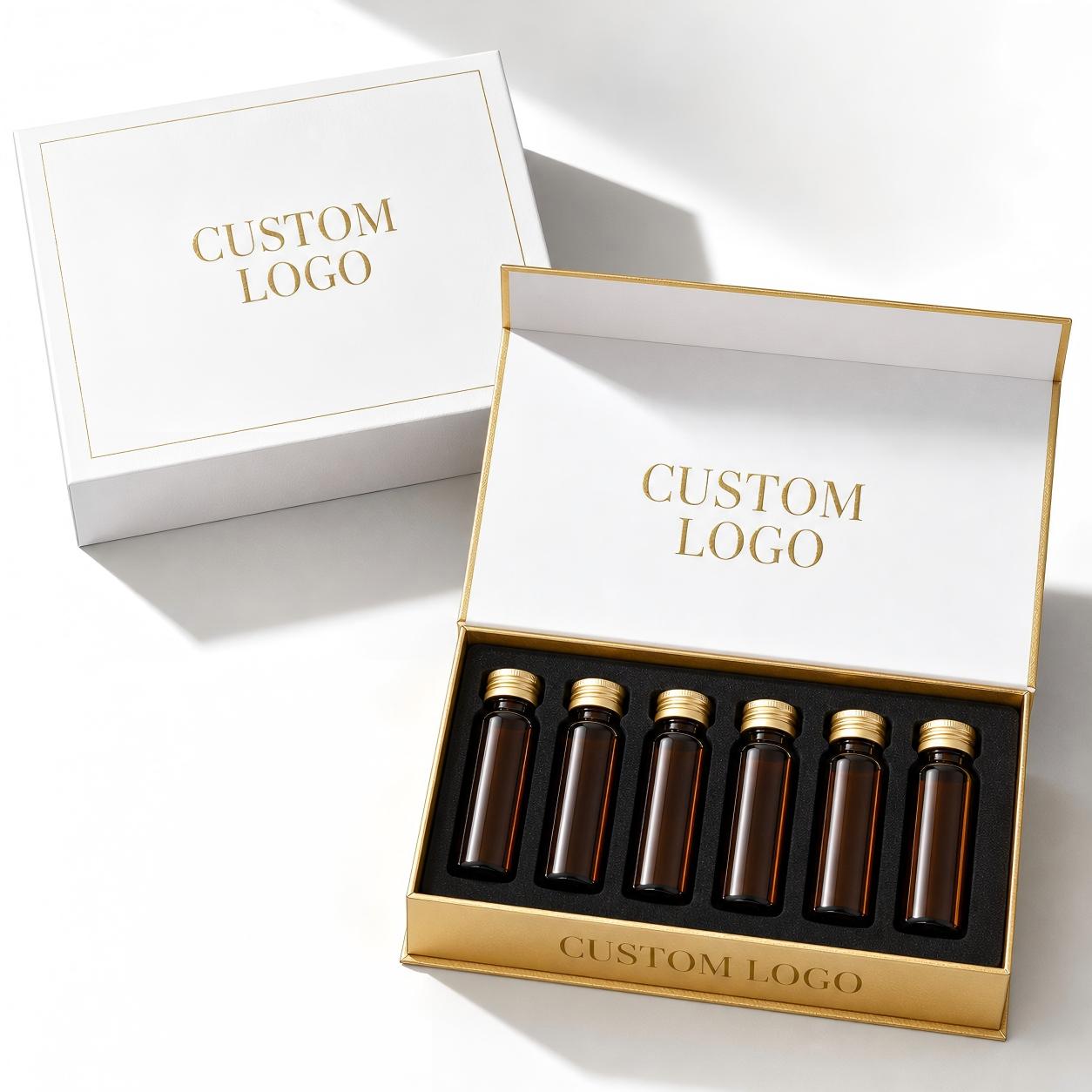 Peptide Bottle Book Style Magnetic Box