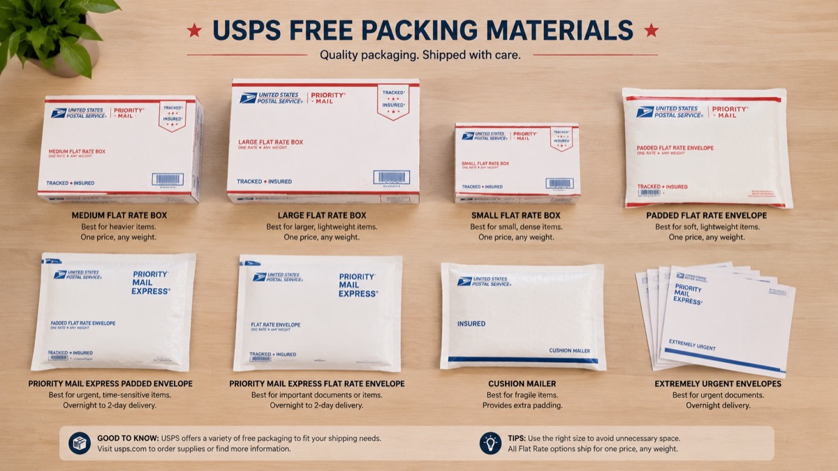 USPS Free Packaging Overview USPS Free Packaging Overview