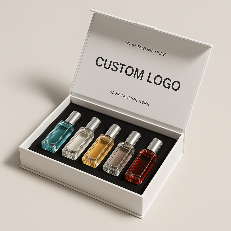 Custom Logo Perfume Magnetic Box Luxury Rigid Gift Packaging for Fragrance Bottles