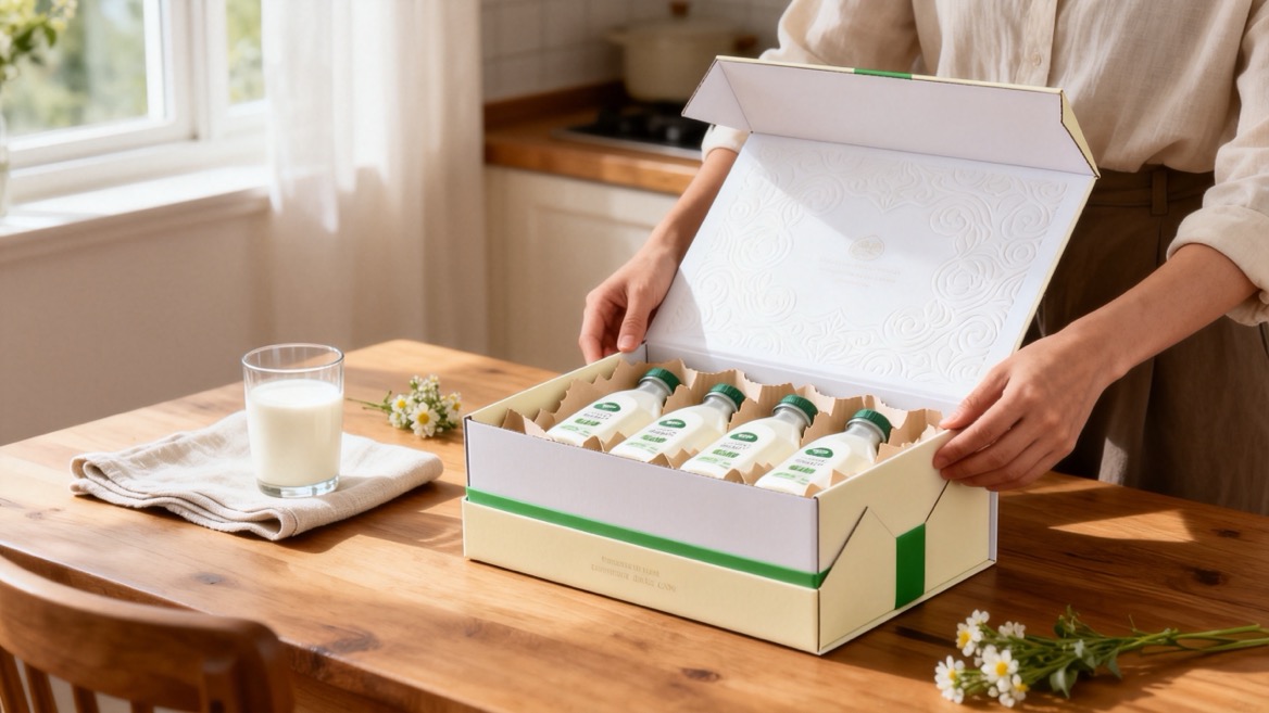 Premium Dairy Gift Box Unboxing Experience Premium Dairy Gift Box Unboxing Experience