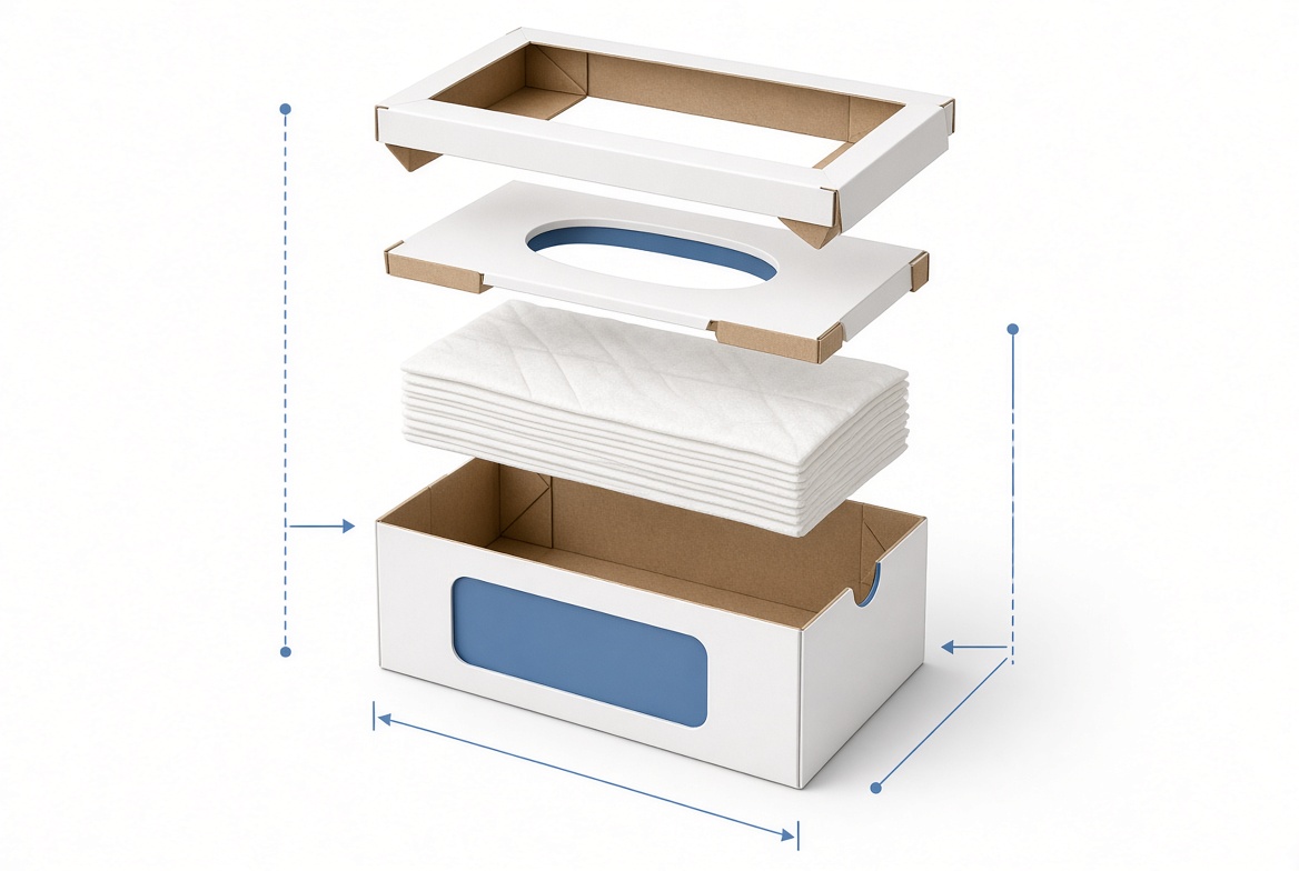 Tissue Box Structure And Measurement Tissue Box Structure And Measurement