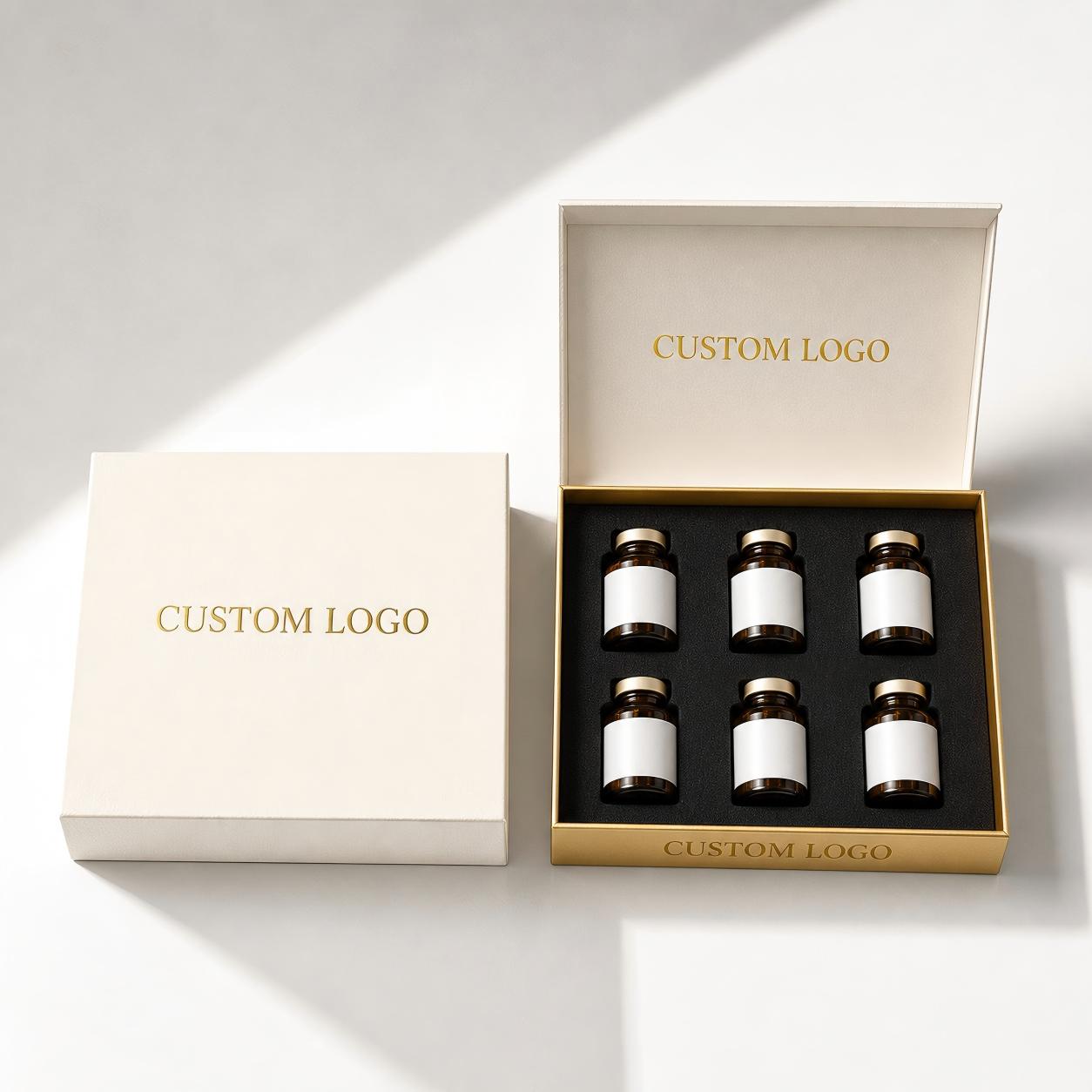 Vial Book Style Magnetic Box