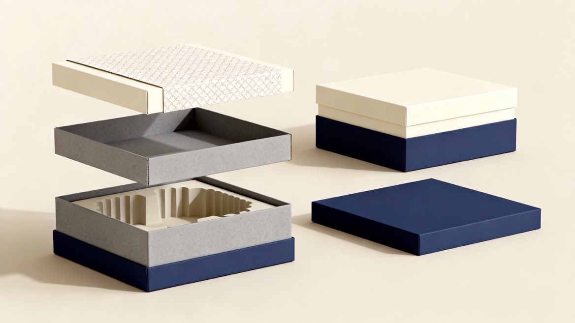 Custom Rigid Box Layered Construction Custom Rigid Box Layered Construction