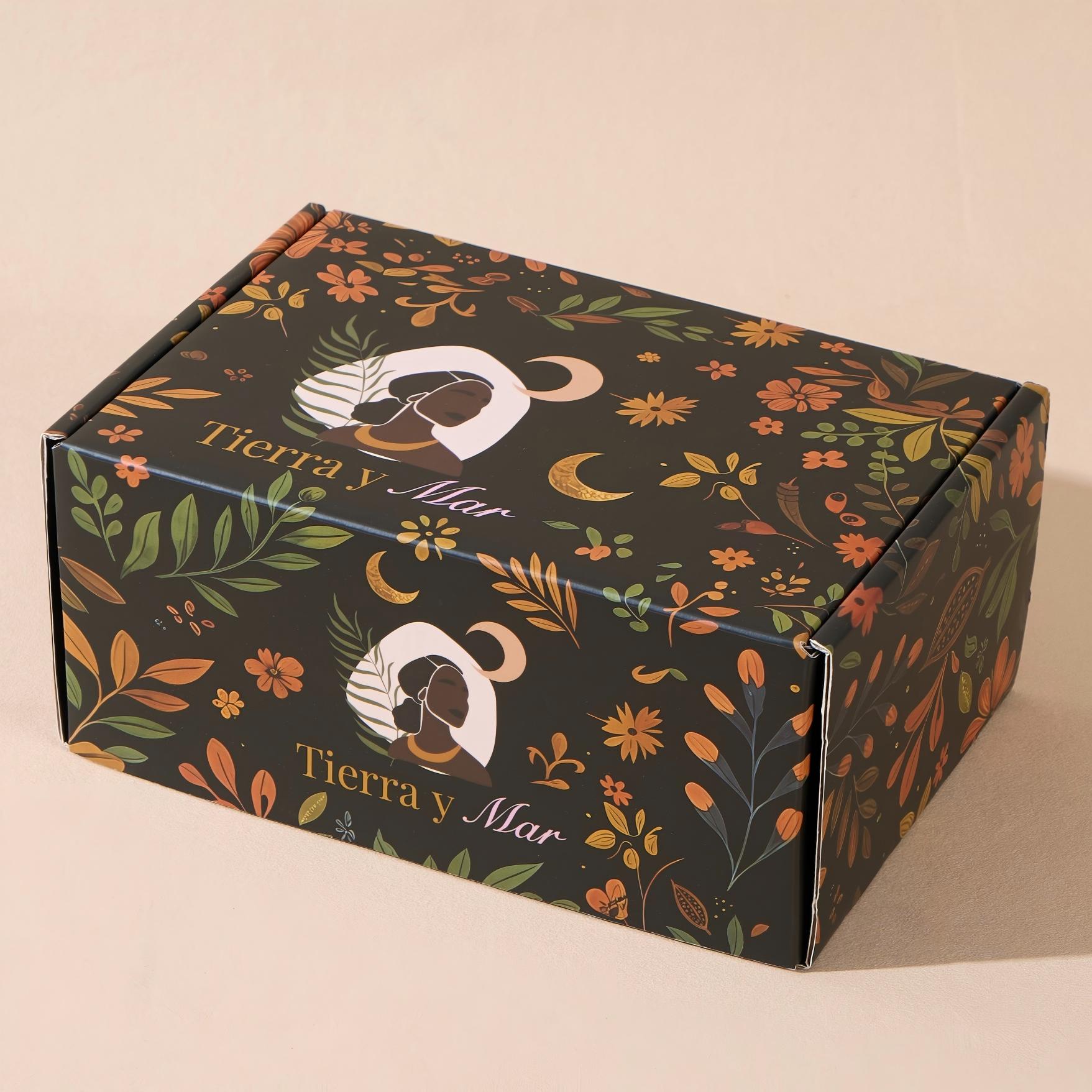 Printed Mailer Box and Paper Bag Set