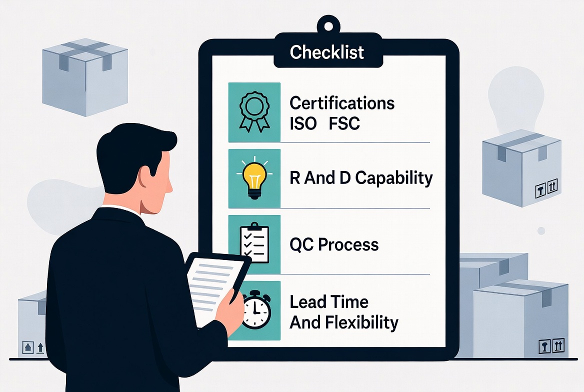 Custom Shipping Box Supplier Evaluation Checklist