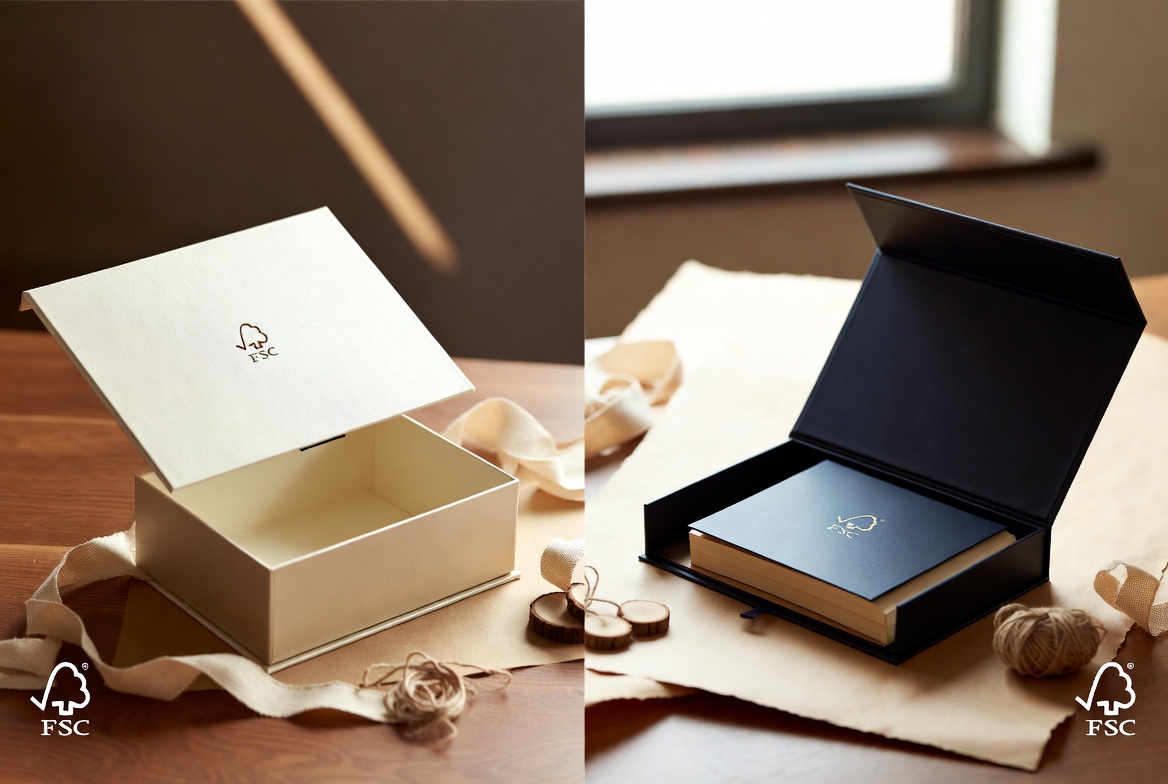Side By Side Comparison Magnetic vs Book Style Boxes