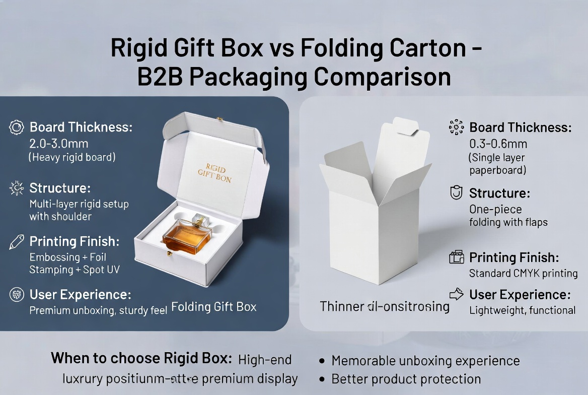 Rigid Box Versus Folding Carton