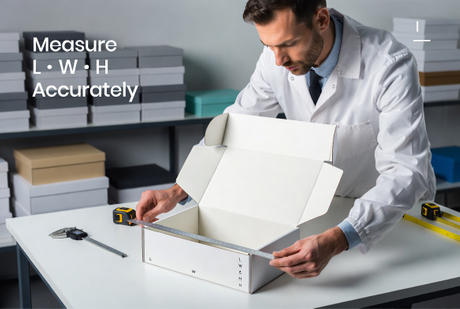 Packaging Engineer Measuring Rigid Box.jpg