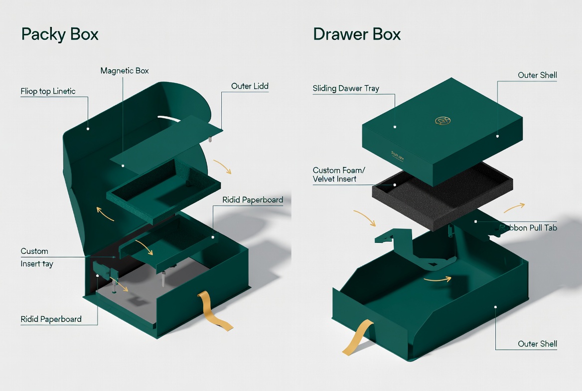 Structural Cutaway Of Rigid Boxes