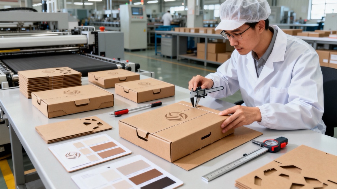 Custom Mailer Box Quality Inspection