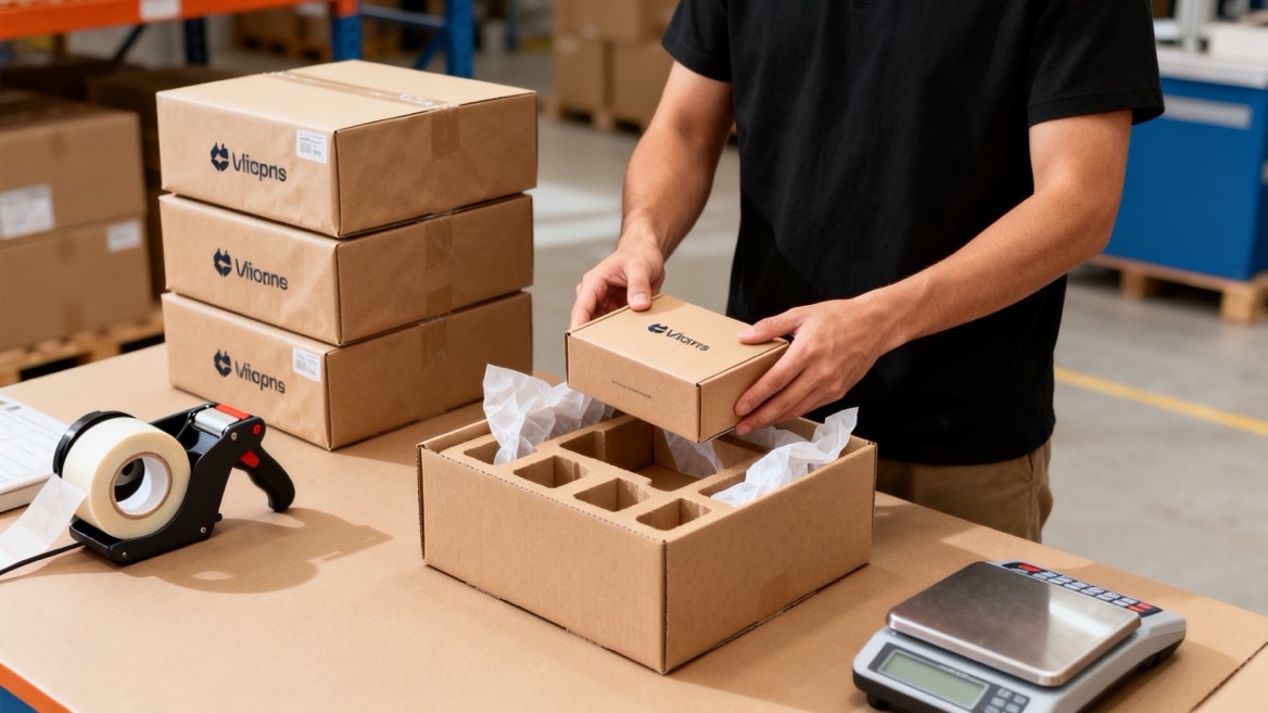 Efficient Shipping Box Packing Process Efficient Shipping Box Packing Process