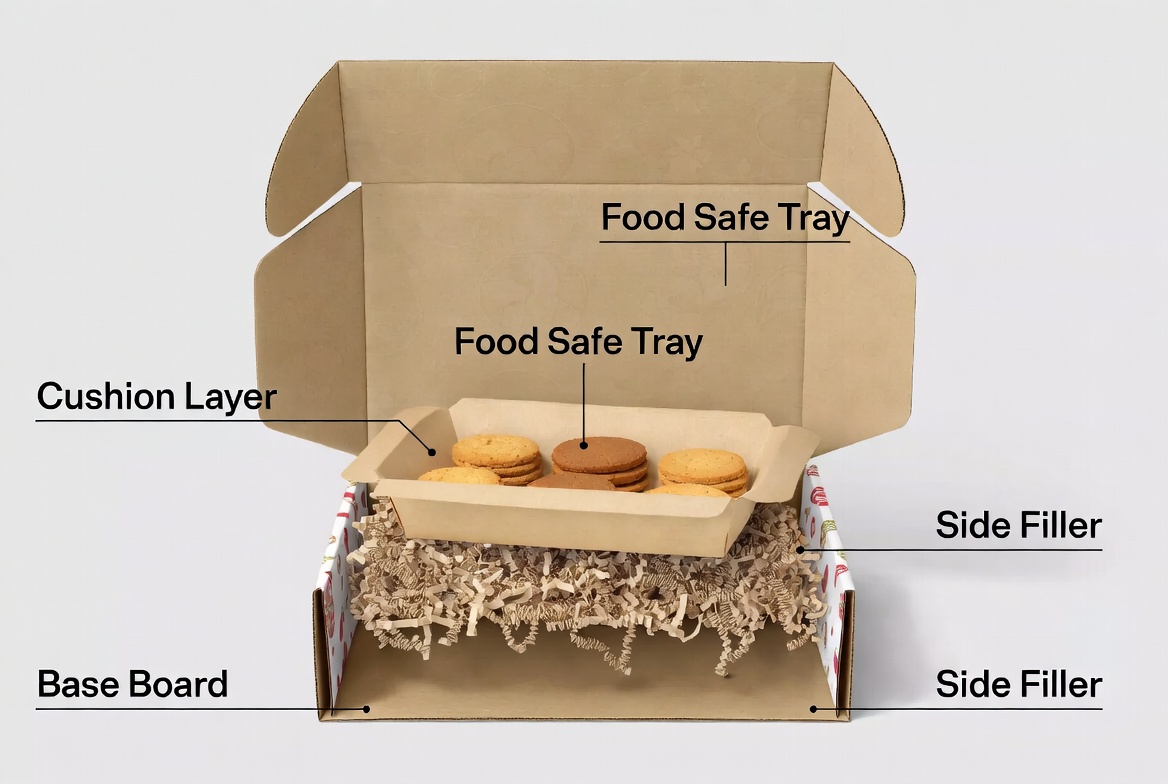 Sweet Treats Packaging Cushioning Diagram
